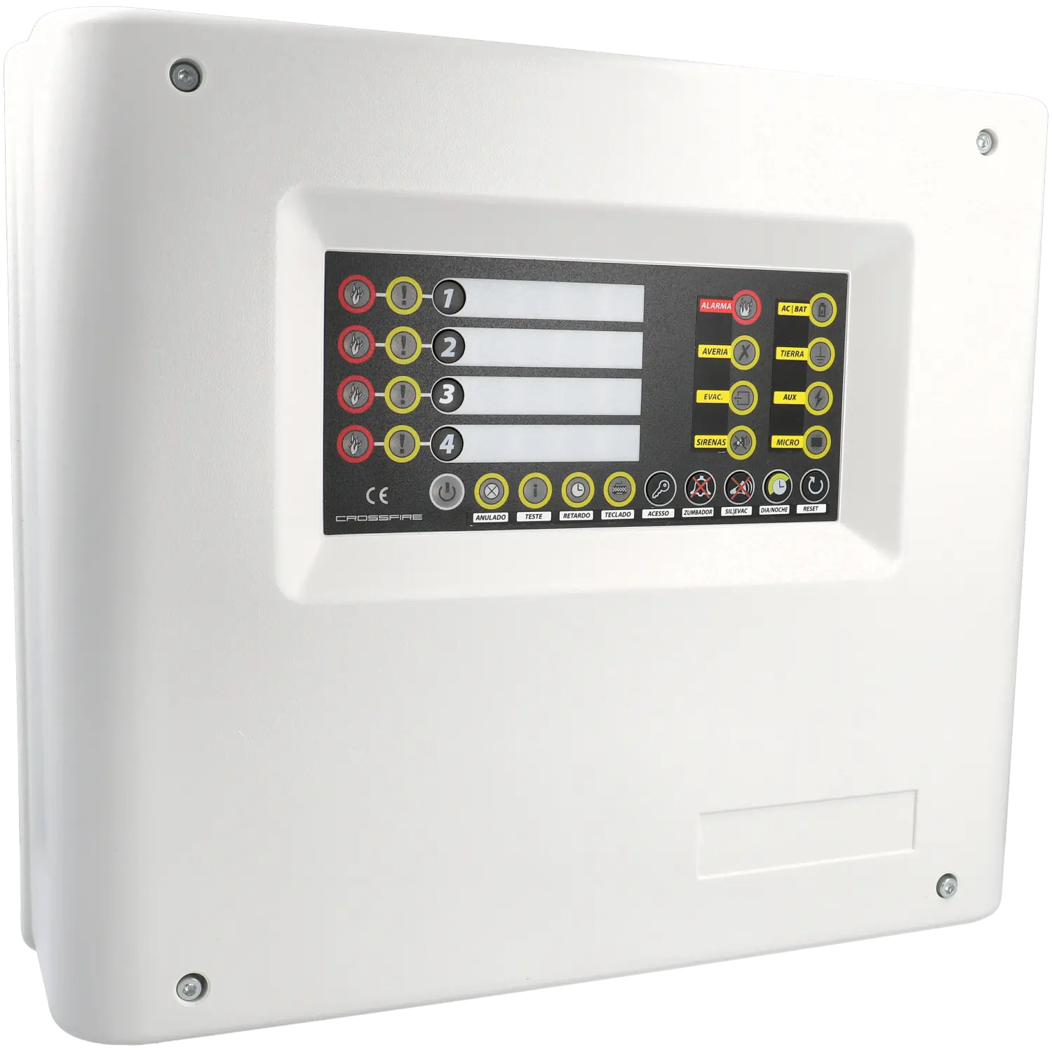 4 zone fire panel